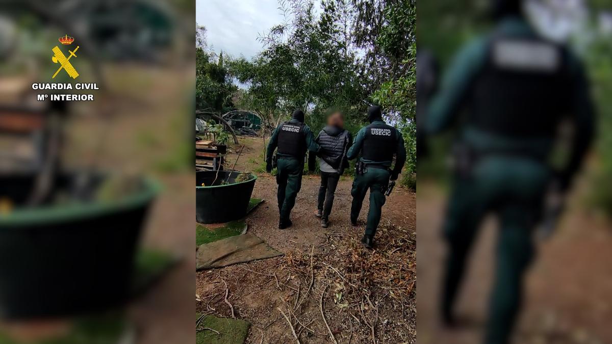 Una de las detenciones.