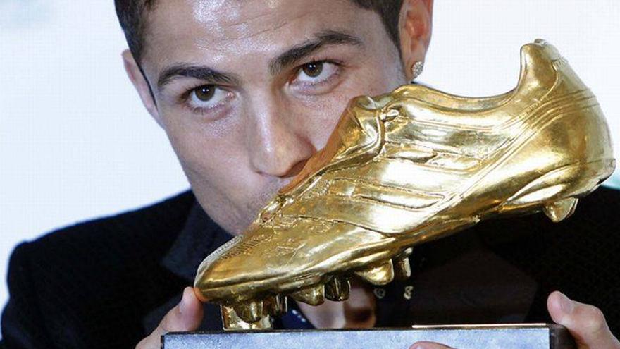 Cristiano recibe su segunda Bota de Oro