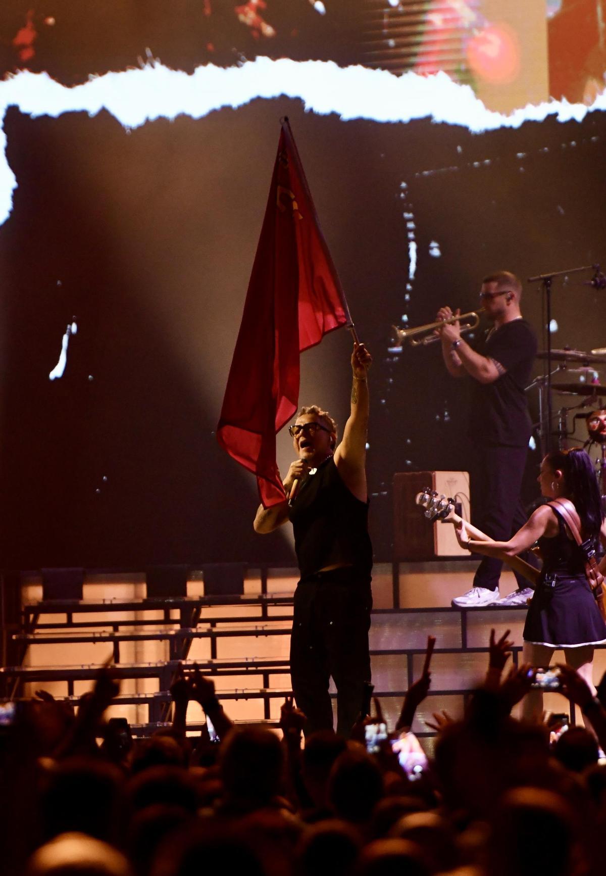 El primer concierto de Alejandro Sanz en Murcia, en imágenes El primer concierto de Alejandro Sanz en Murcia, en imágenes
