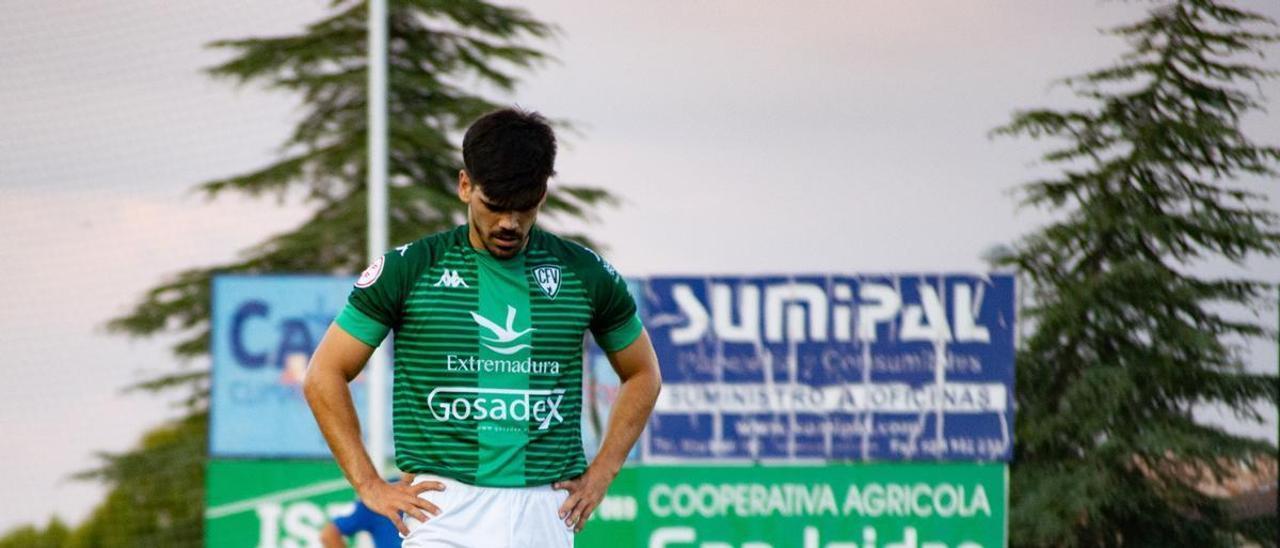 Mario González, durante un partido.