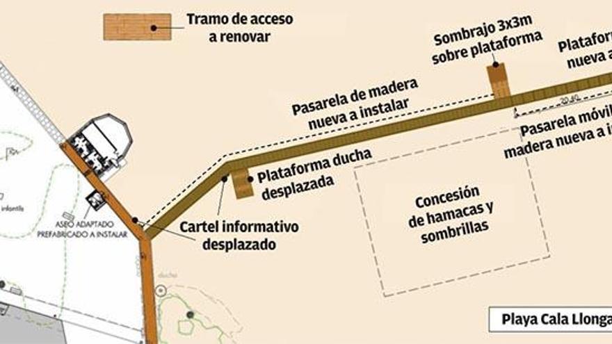 Cala Llonga será totalmente accesible