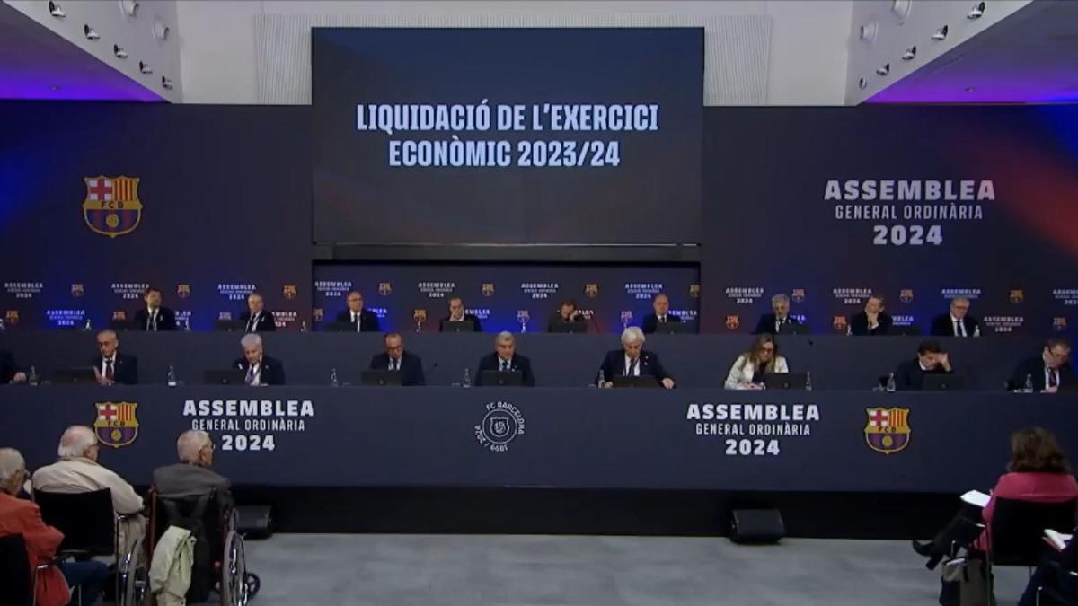 La asamblea del FC Barcelona 2024