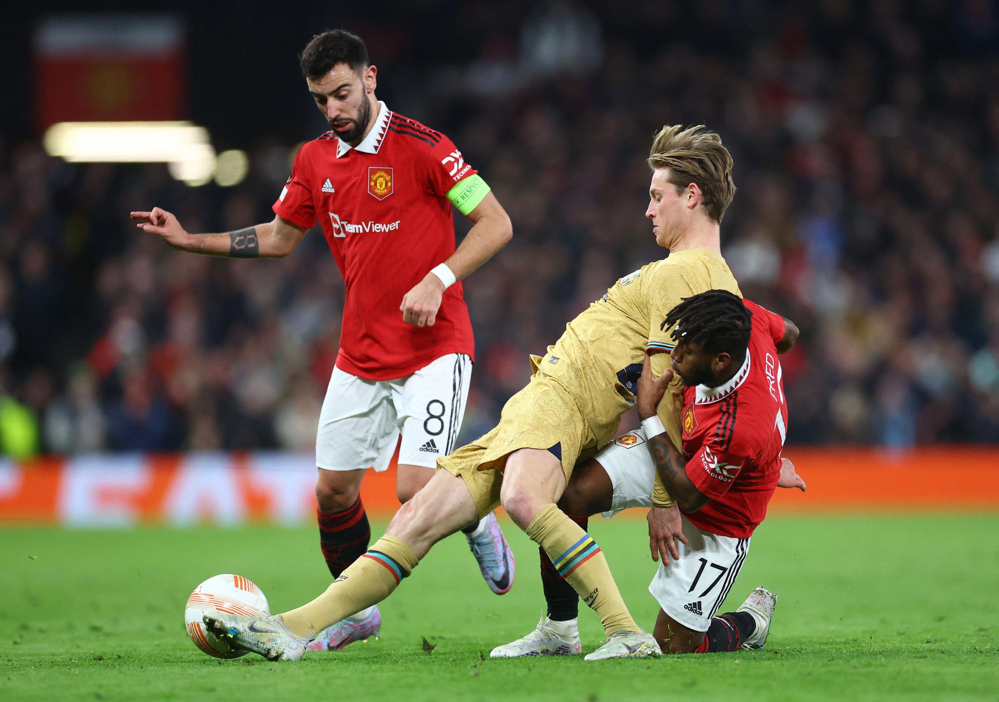 Europa League - Play-Off Second Leg - Manchester United v FC Barcelona