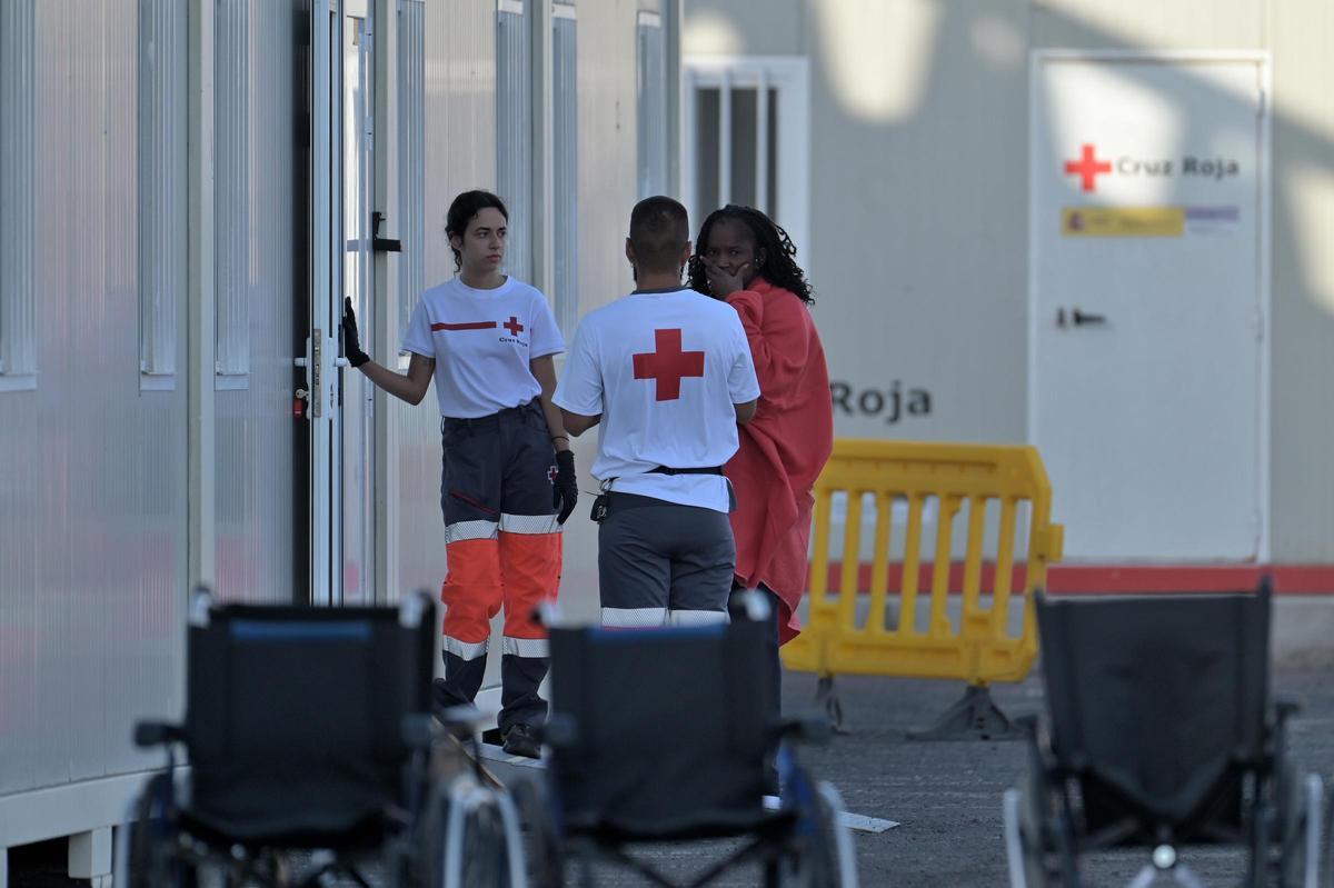 Migrantes llegados este martes a El Hierro
