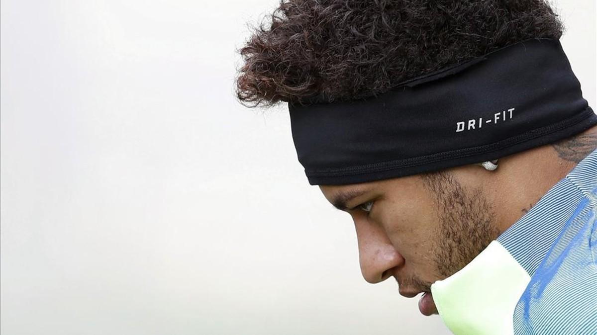 Neymar, concentrado