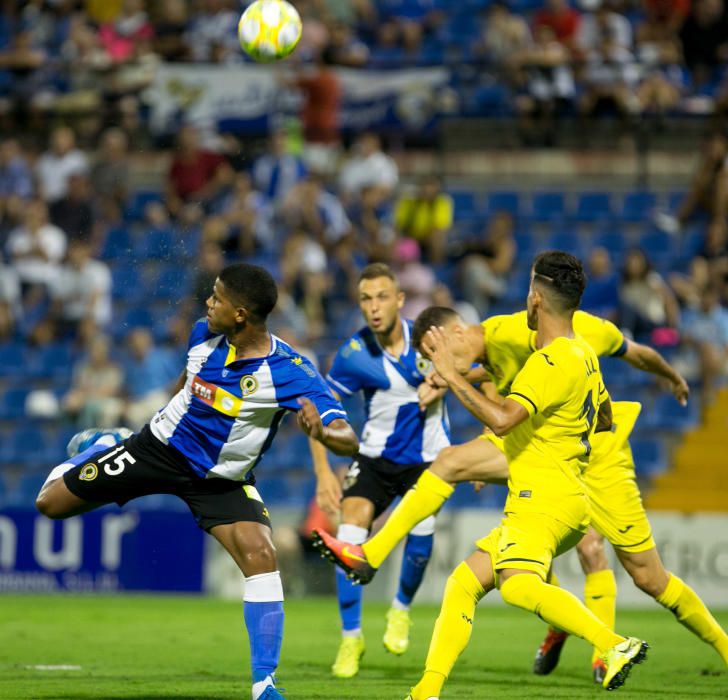 El Hércules genera dudas en su puesta de largo en el Rico Pérez al verse superado por el Villarreal B