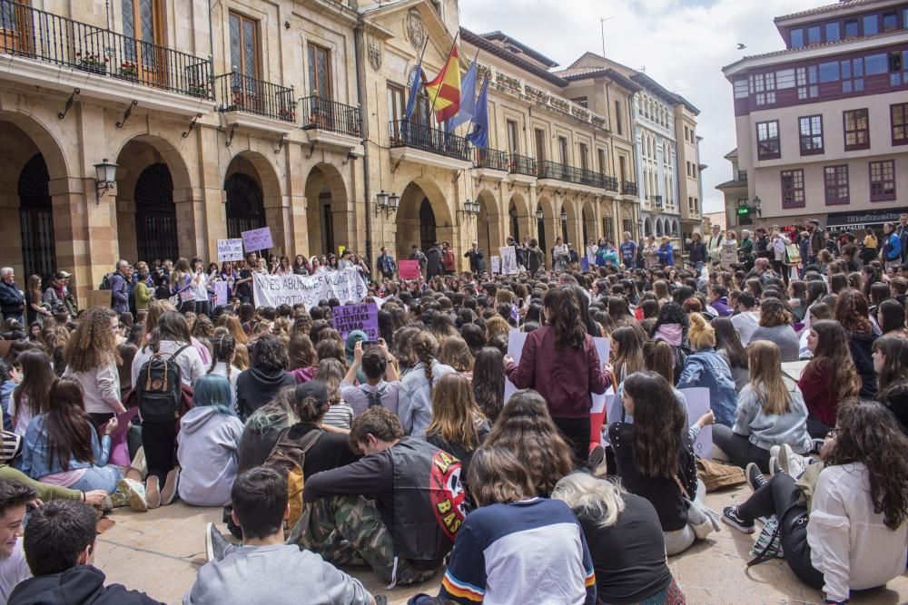 Manifestación en Oviedo.