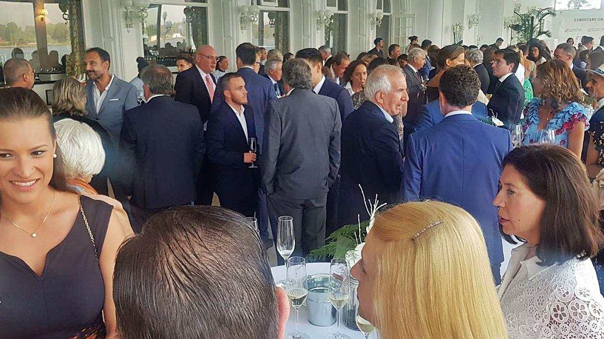 Asistentes a la gala contra el cáncer que tuvo lugar en 2019, en el Gran Hotel La Toja. 