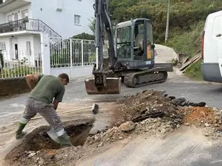 Noia estende a rede de abastecemento de auga ao núcleo de Balbargos, no Obre