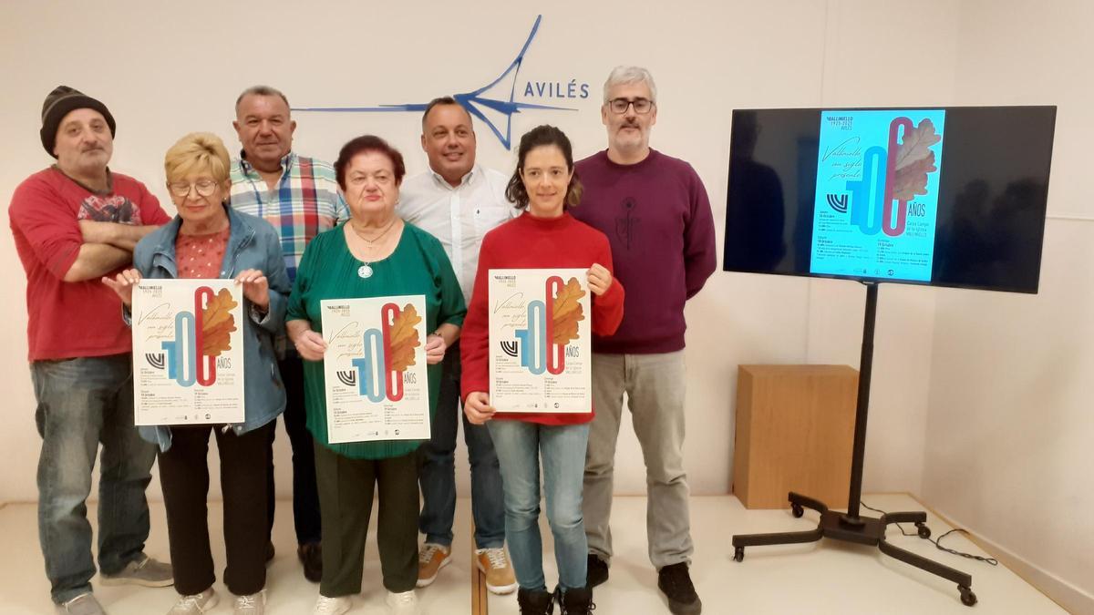 Participantes en la programación del centenario de Valliniello.