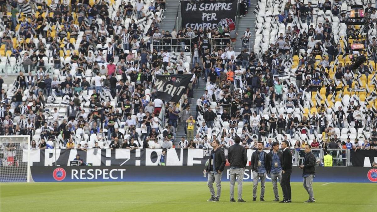 Las gradas del Juventus Stadium se llenarán ante el Barça