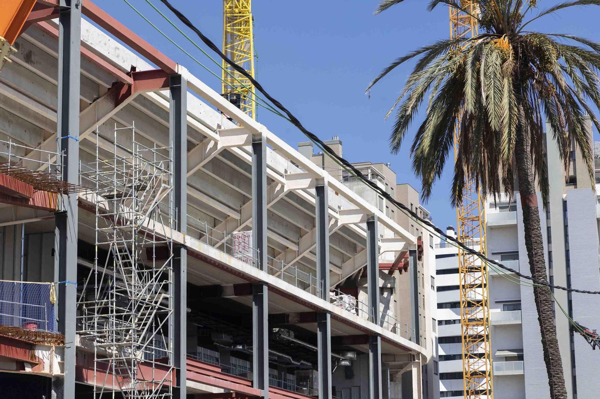 Obras pabellón Roig Arena