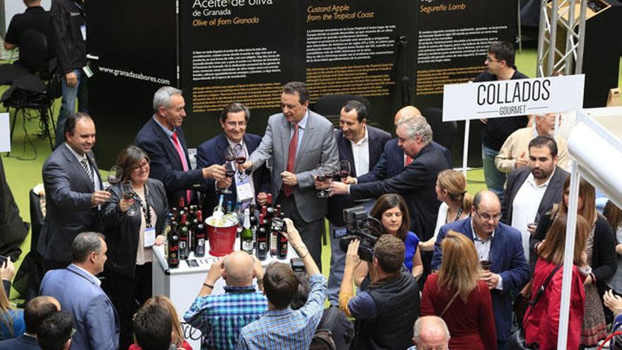 Inauguración de la Feria del Vino y Alimentación Mediterránea, que hoy continúa.