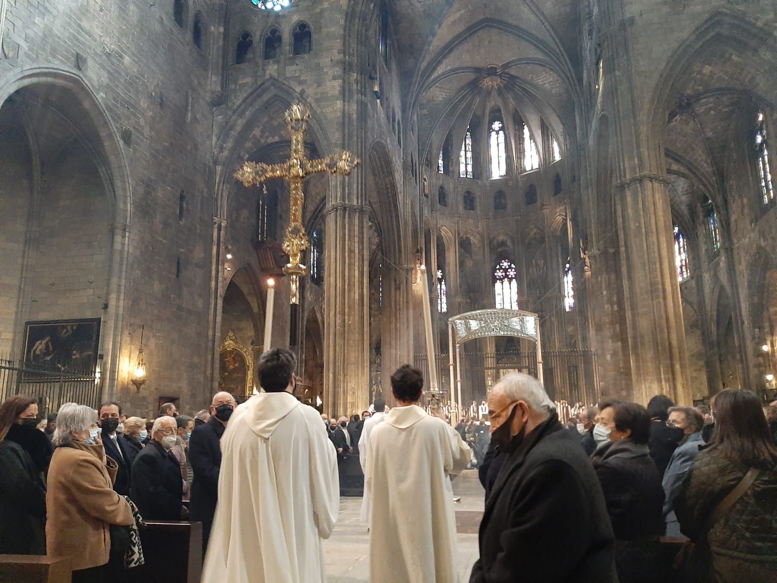 La Catedral de Girona s'omple per acomiadar Francesc Pardo