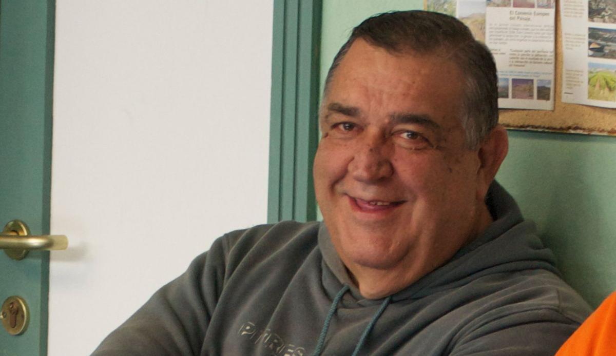 Valentín Santana, en su etapa como presidnete del Tenerife Central.