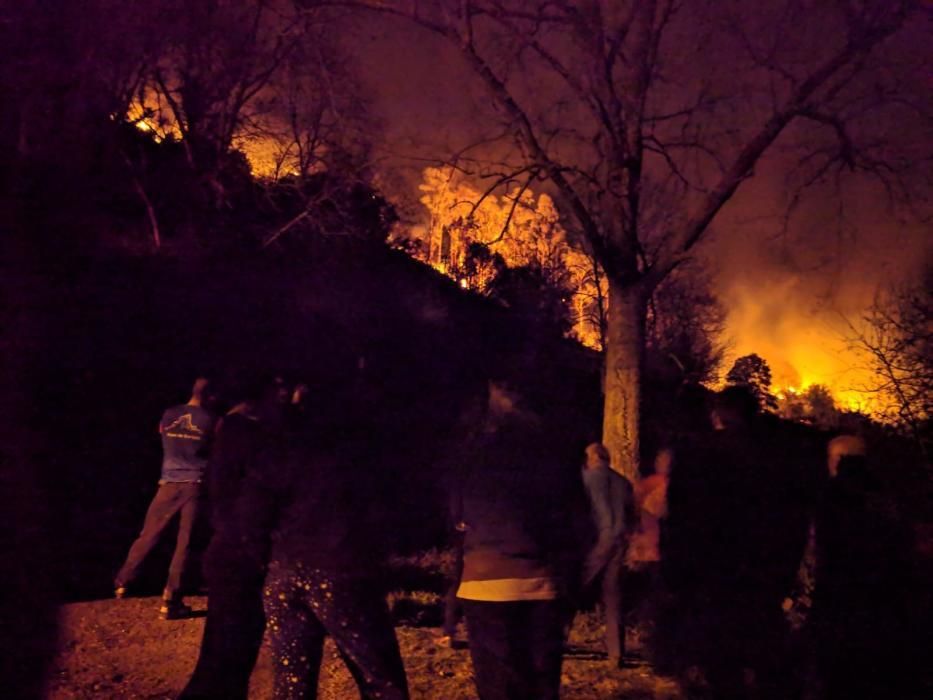 Incendios en la zona de Llanes.