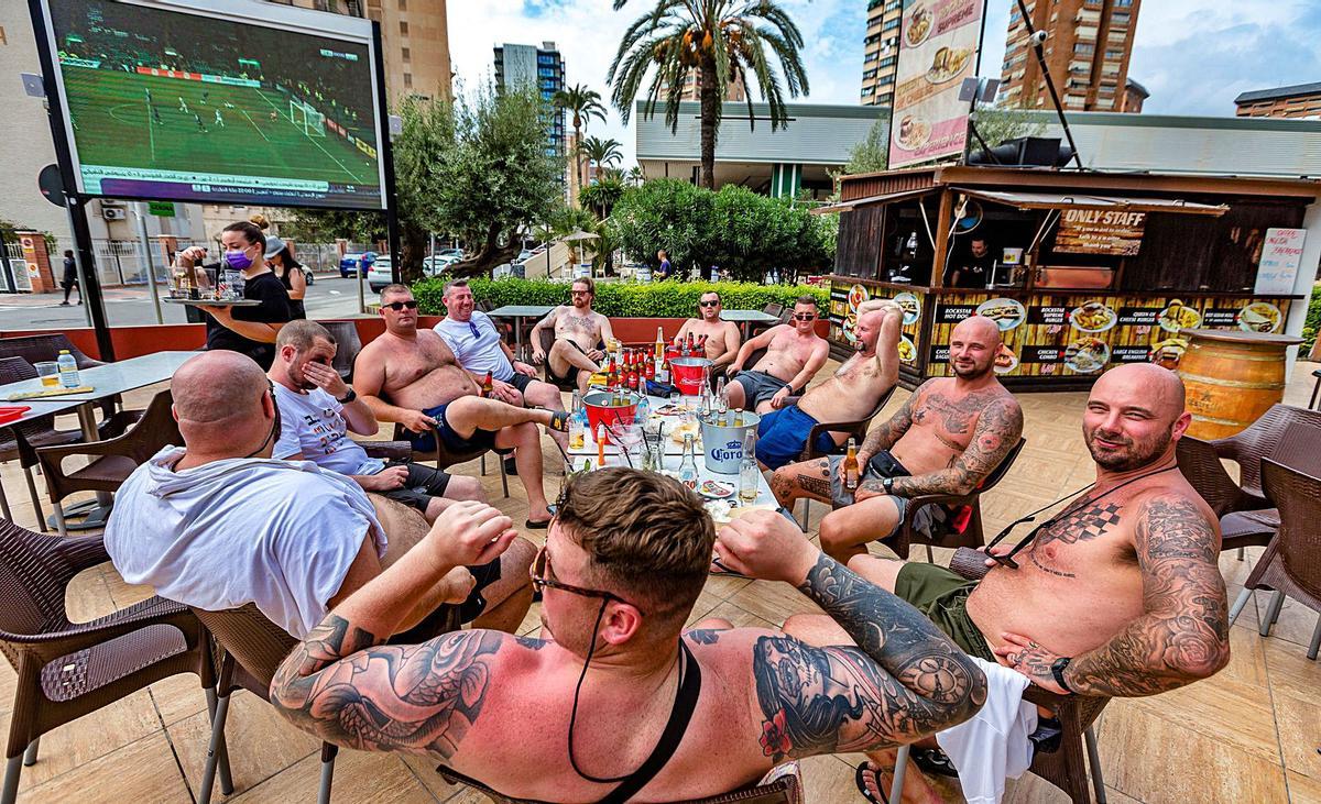 La terraza de uno de los hoteles de Benidorm. david revenga | DAVID REVENGA