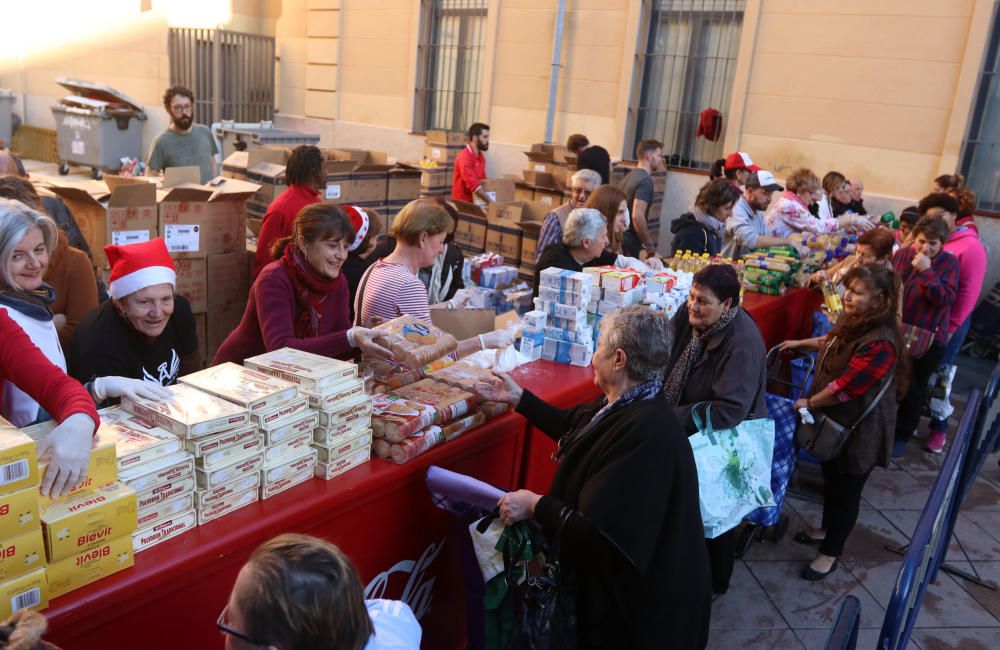 Los Ángeles Malagueños de la Noche reparten 3.000 menús