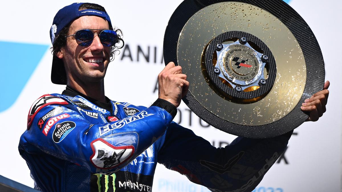 El piloto español Alex Rins, ganador en Moto GP.