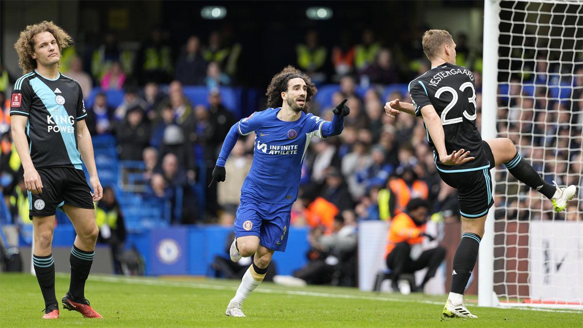 El gol de Cucurella en la FA Cup