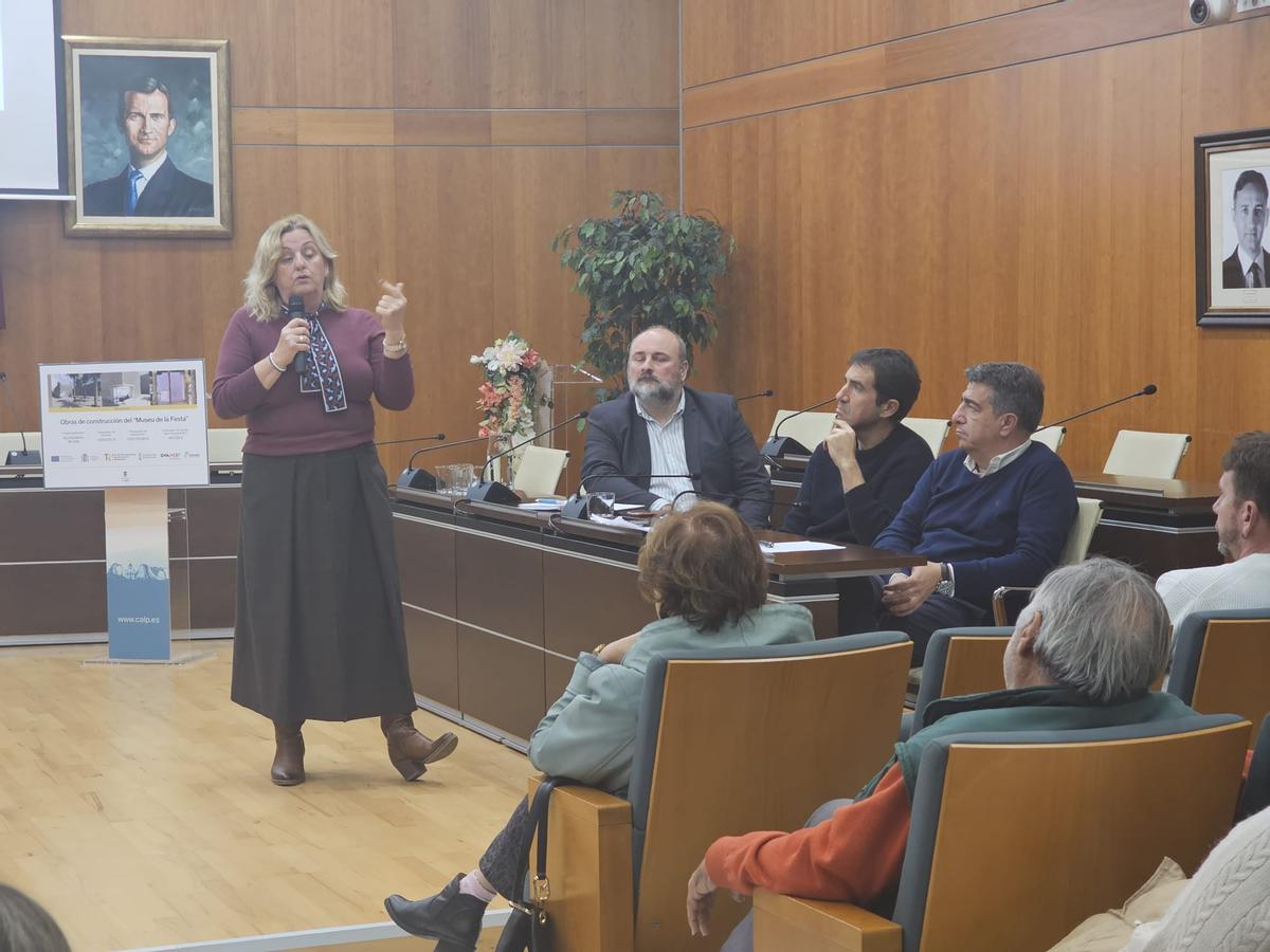 Reunión informativa que tuvo lugar ayer.