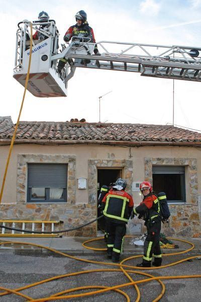 Incendio en el Espíritu Santo (Zamora)