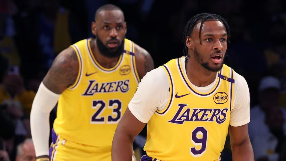 LeBron James y su hijo