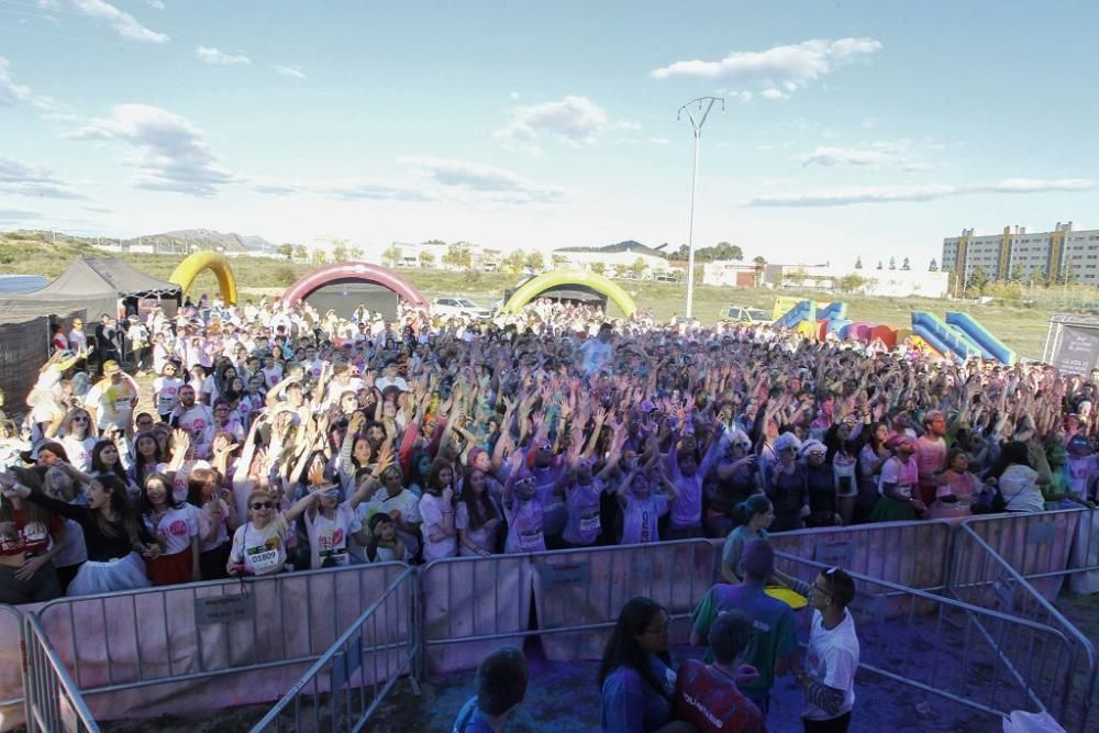 Sexta edición de la Holi Run en Cabezo de Torres