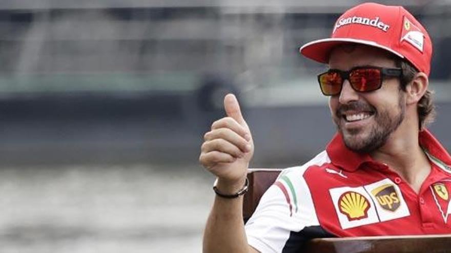 Fernando Alonso, en Singapur.