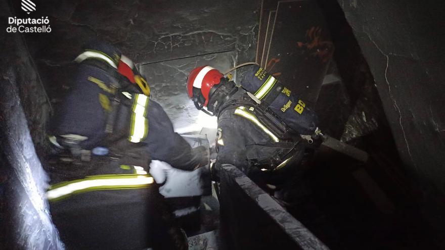 Herido grave un hombre en el incendio de una vivienda en Vinaròs