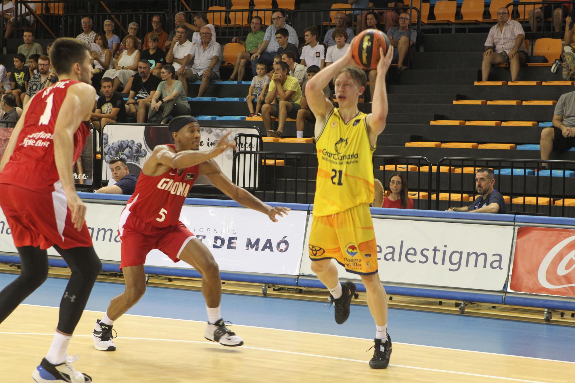 El Bàsquet Girona cau derrotat contra el Gran Canària a Maó (76-71)