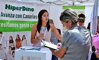 HiperDino da a conocer su programa de empleo en la feria 'Expofuturo'