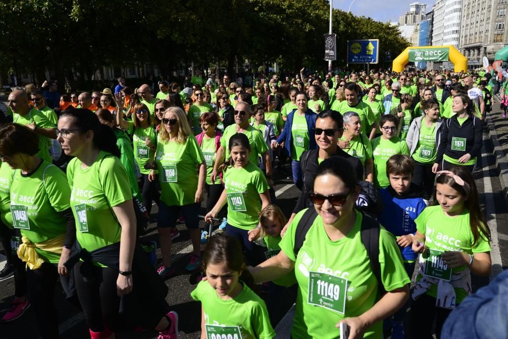 Carrera y caminata contra el cáncer en A Coruña