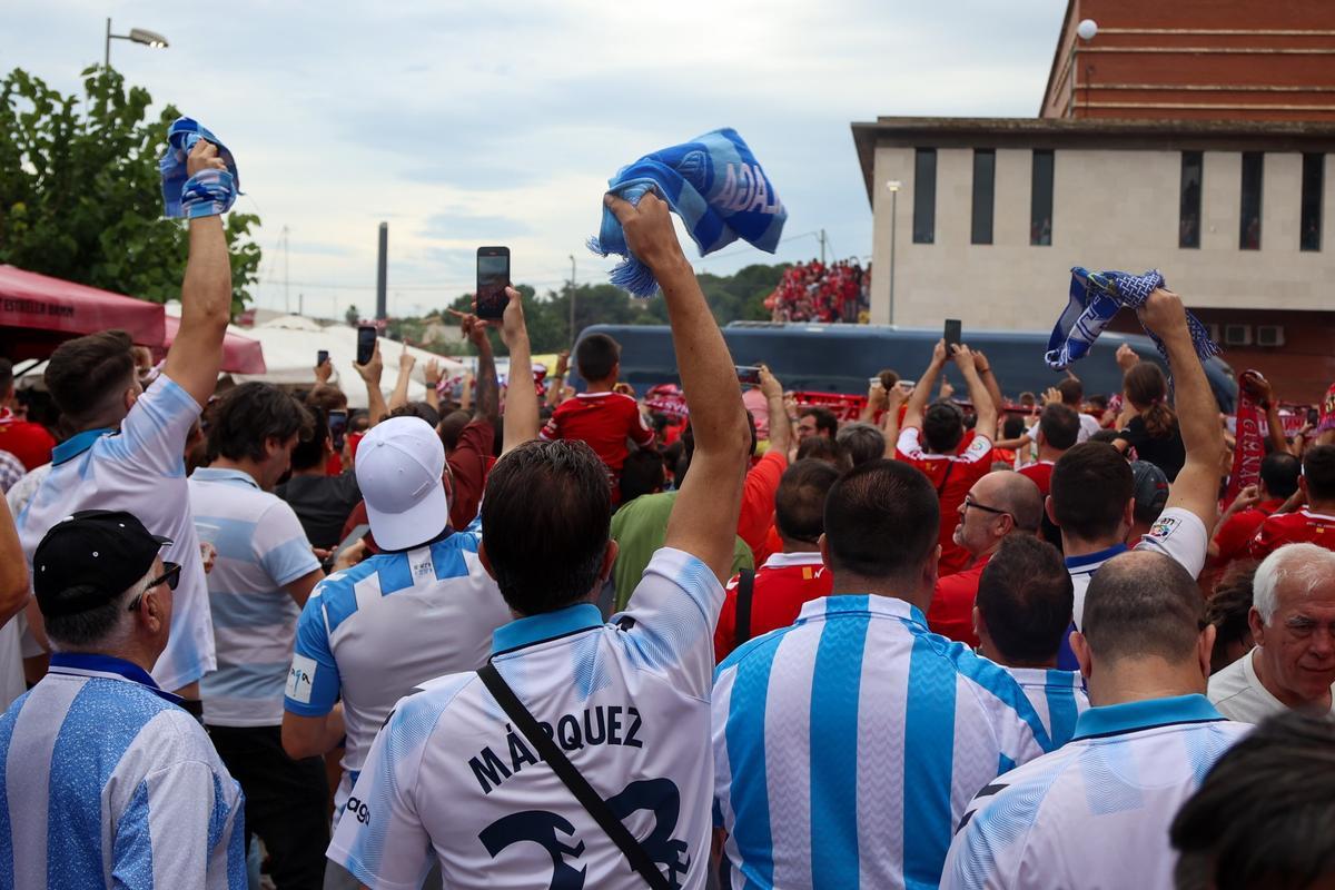 La gran final por el ascenso entre el Nástic y el Málaga CF, en imágenes