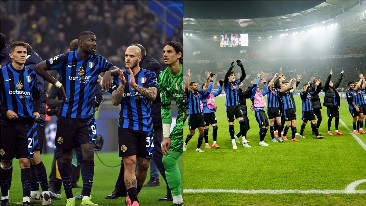 Inter y Atalanta tras sus victorias en Champions