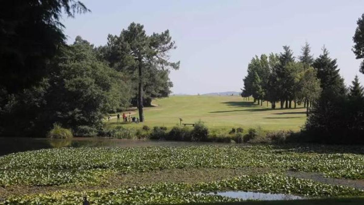 El campo de golf de Vigo, en el Aeroclub.