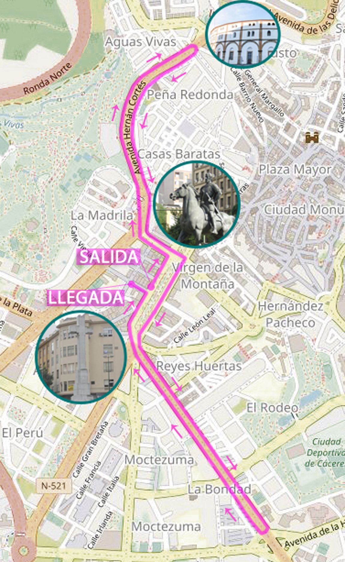 Recorrido de la Carrera Popular KIni Carrasco en su VI edición.