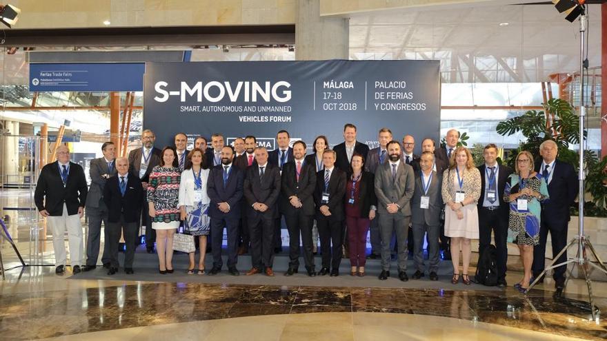 Representantes de las instituciones y empresas implicadas en S-Moving