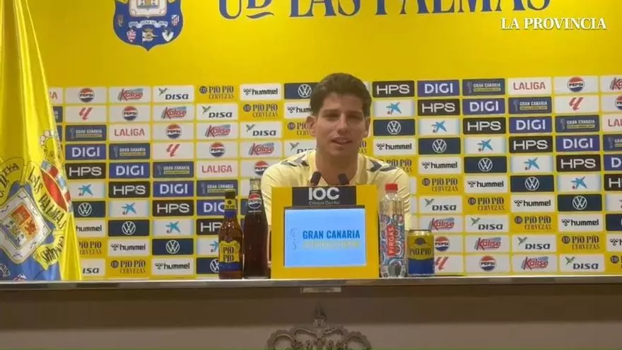 Estanis Pedrola, extremo de la UD Las Palmas