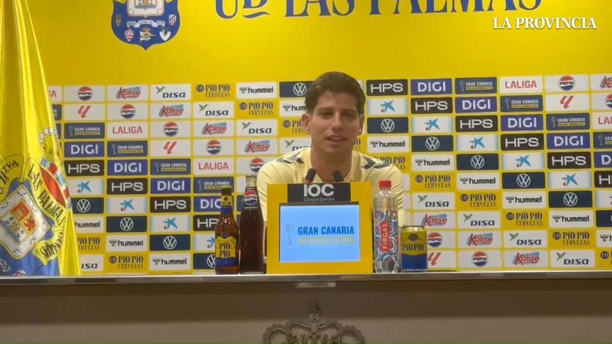 Estanis Pedrola, extremo de la UD Las Palmas