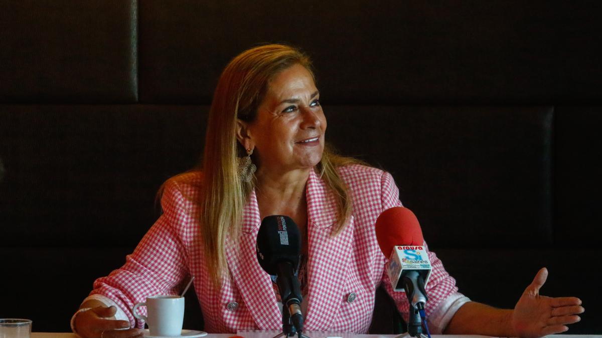 Carmela Silva, la presidenta de la Diputación de Pontevedra.