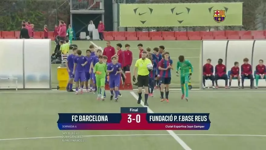 Así fue la victoria del Barça contra el Base Reus