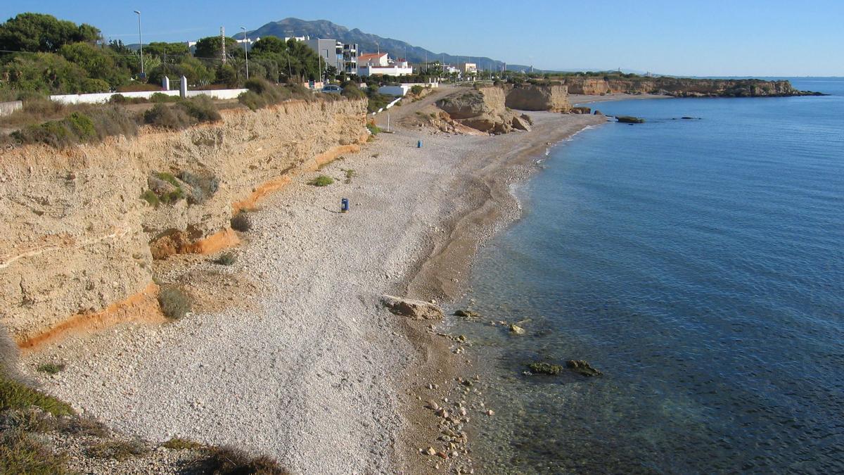 La cala de Les Llanetes, en Vinaròs.