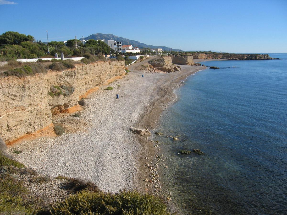 La cala de Les Llanetes, en Vinaròs.
