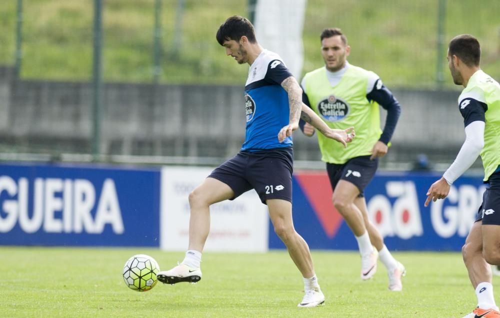 El Dépor avanza en la preparación del partido