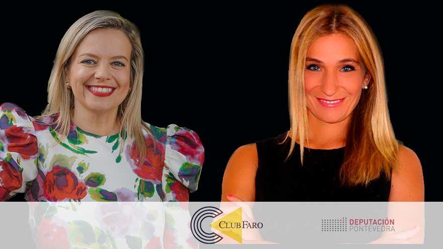 Diana Rodríguez Salgado e Irene López Assor, presentadora e invitada de este lunes en el Club FARO