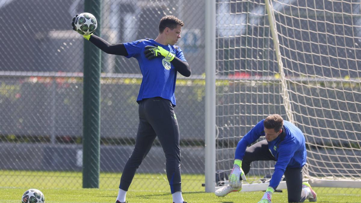 Szczesny y Ter Stegen comparten la portería en esta recta final de temporada