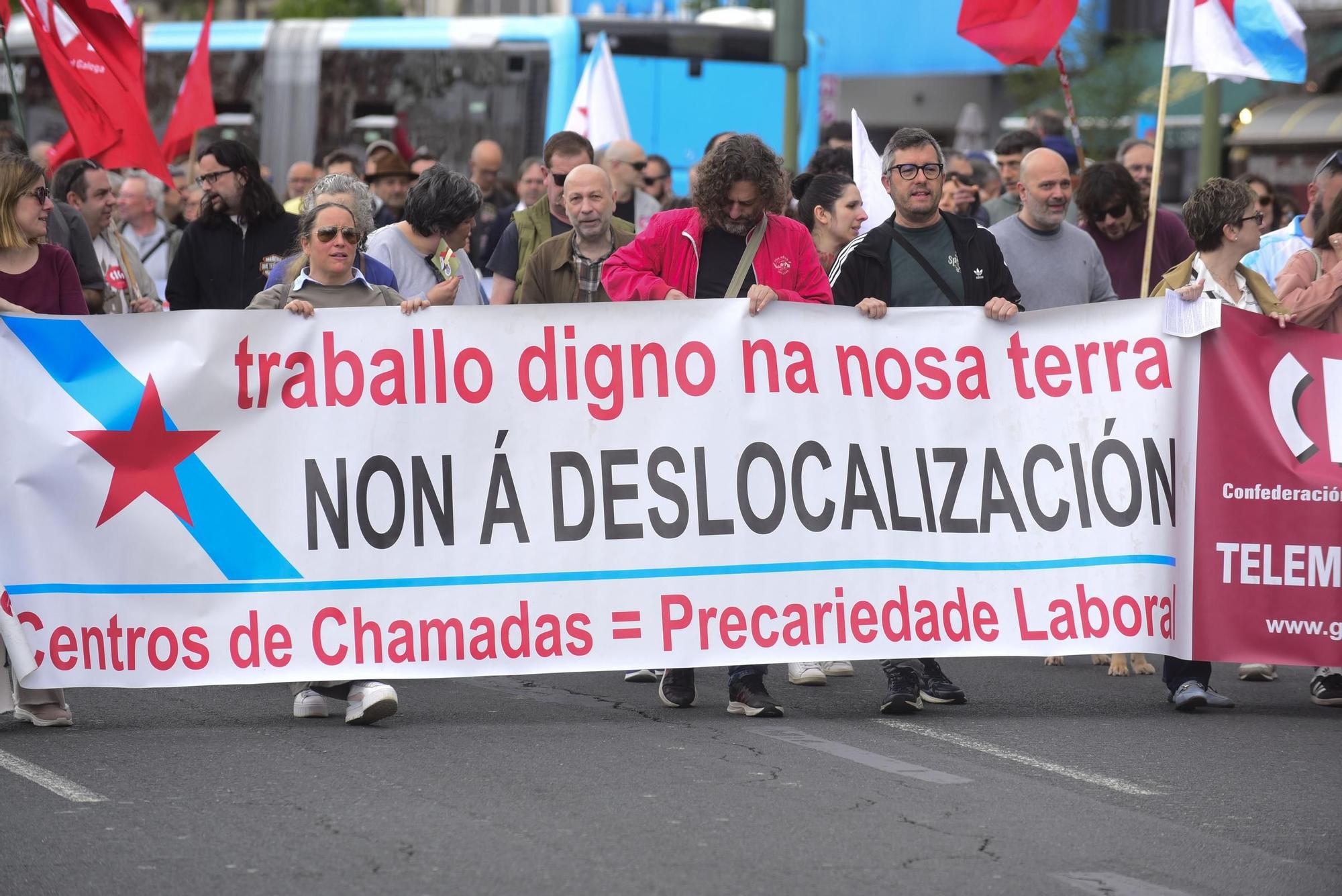 1 de mayo en A Coruña: manifestación de CIG