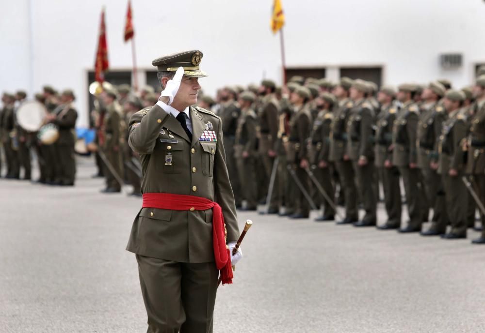 El general Aznar se despide de Balears