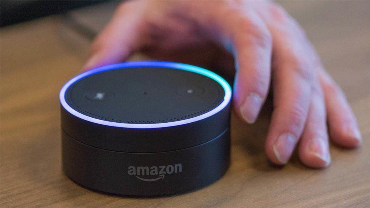 Amazon Echo Dot.